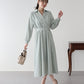 カシュクールシャツワンピース