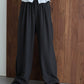 レザードロストワイドパンツ