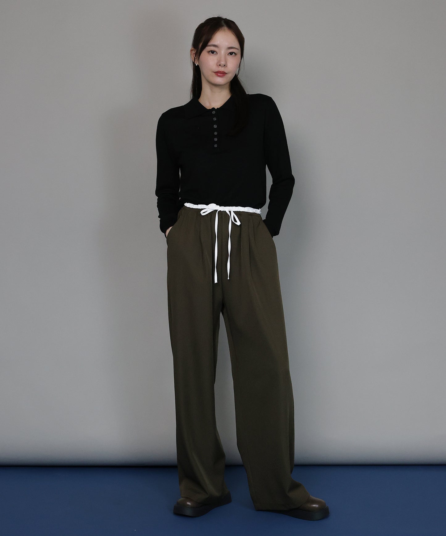 【TIME SALE】[ J by blue ]ウエストリボンパンツ