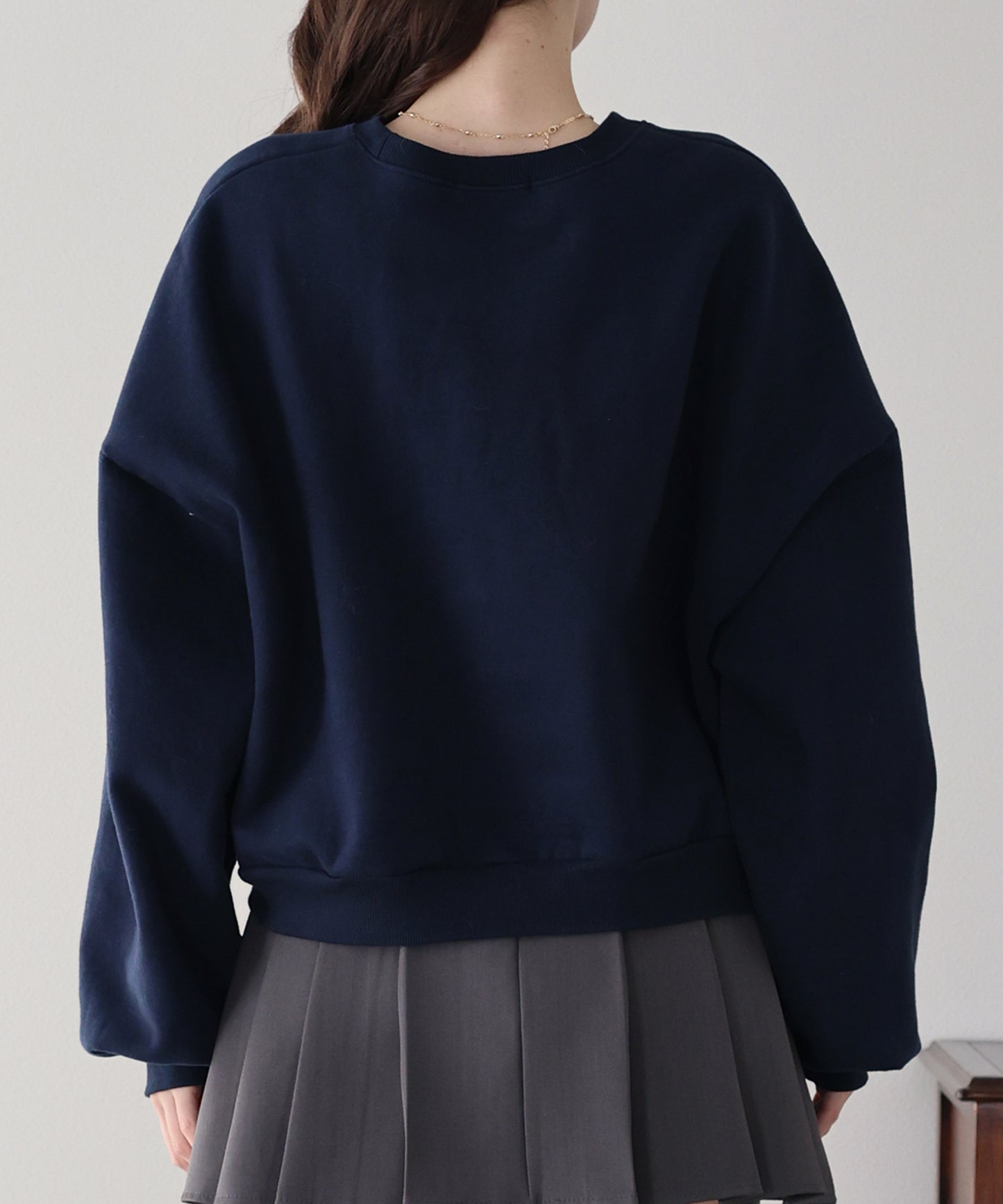 【早割5％OFF】裏起毛ディア刺繍スウェット