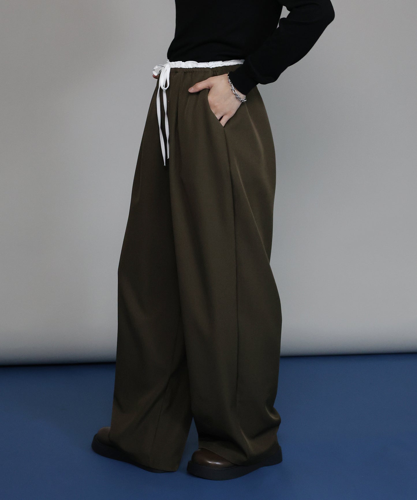 【TIME SALE】[ J by blue ]ウエストリボンパンツ