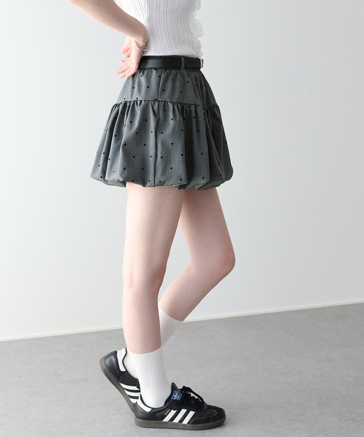 ドットバルーンミニスカート