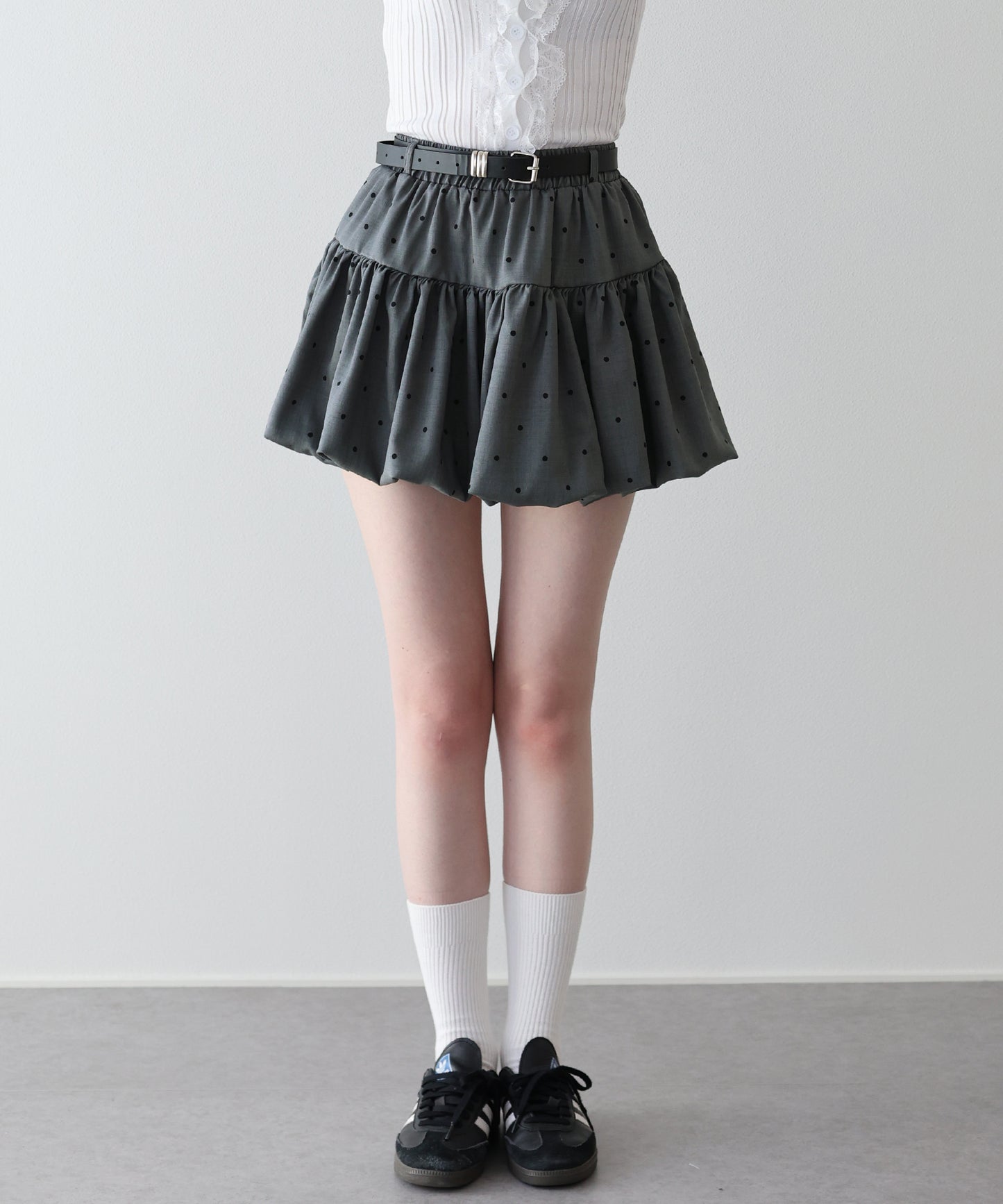 ドットバルーンミニスカート