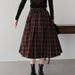 丈が選べるチェックロングスカート