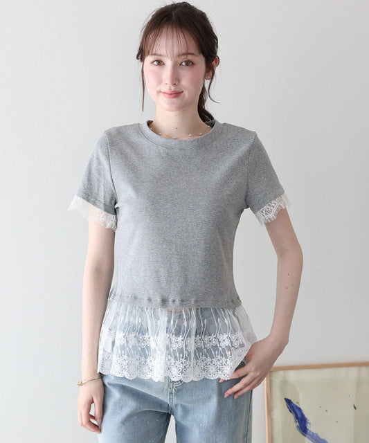 レースドッキングＴシャツ【メール便】