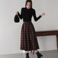 丈が選べるチェックロングスカート