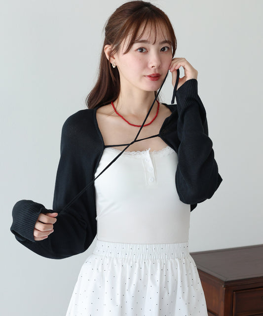 【早割5％OFF】ヘンリーネックレースキャミソール【メール便】