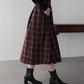 【SALE】丈が選べるチェックロングスカート