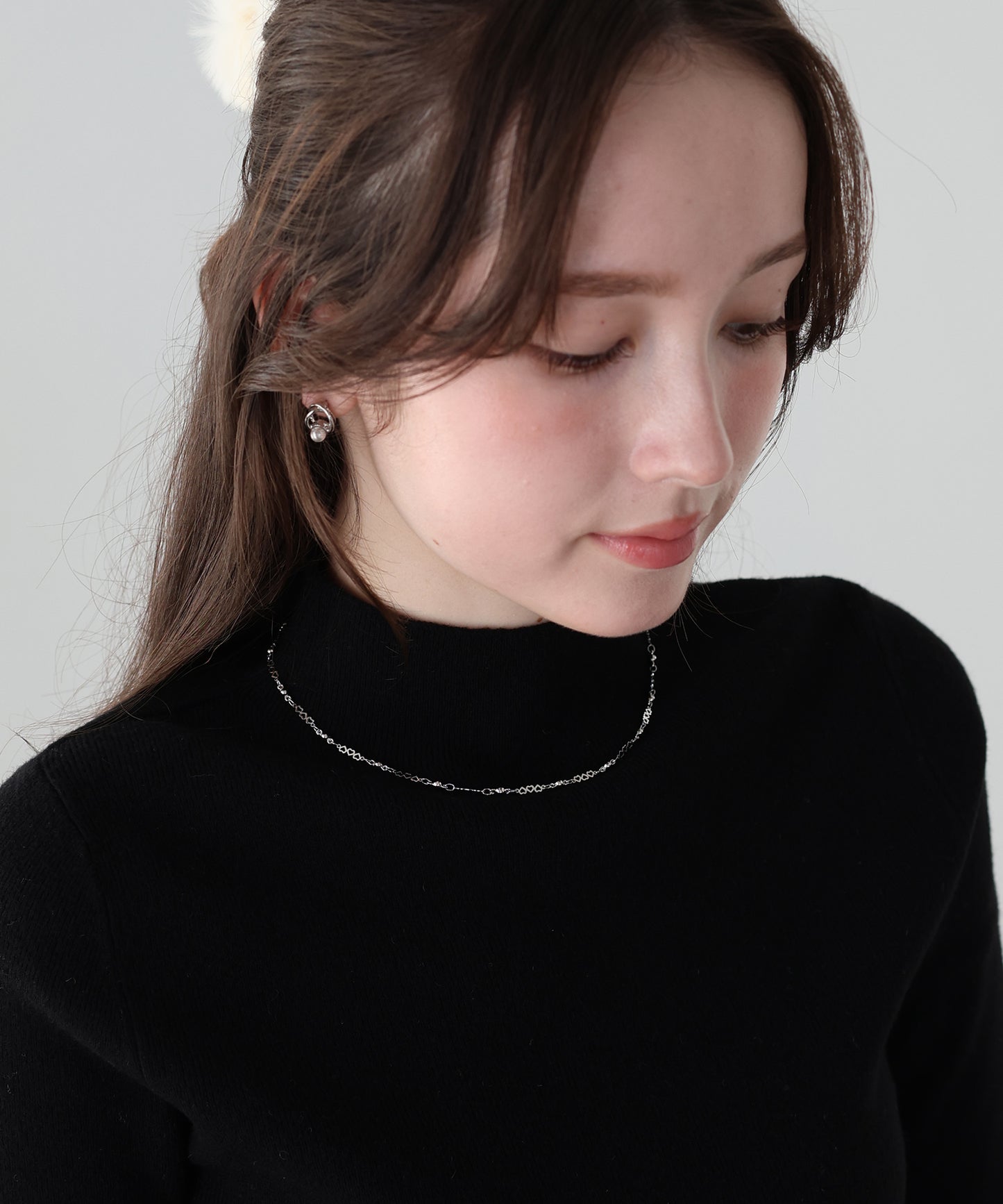 【早割5％OFF】ハートチェーンネックレス【ネコポス】