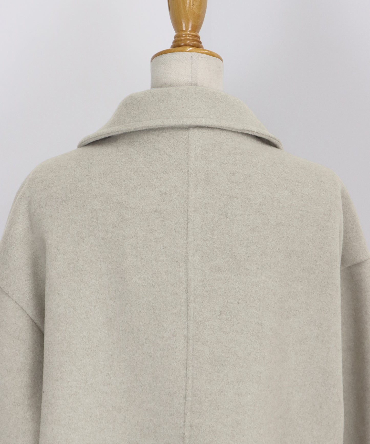 テーラードウールロングコート