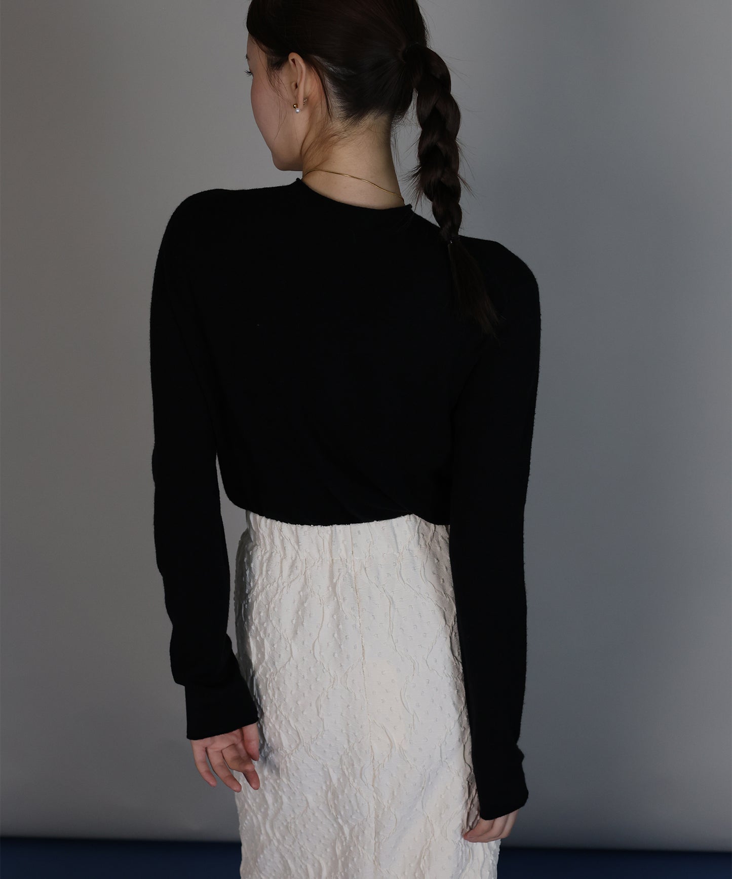 【早割5％OFF】ウール混ホールガーメントニット[ J by blue ]