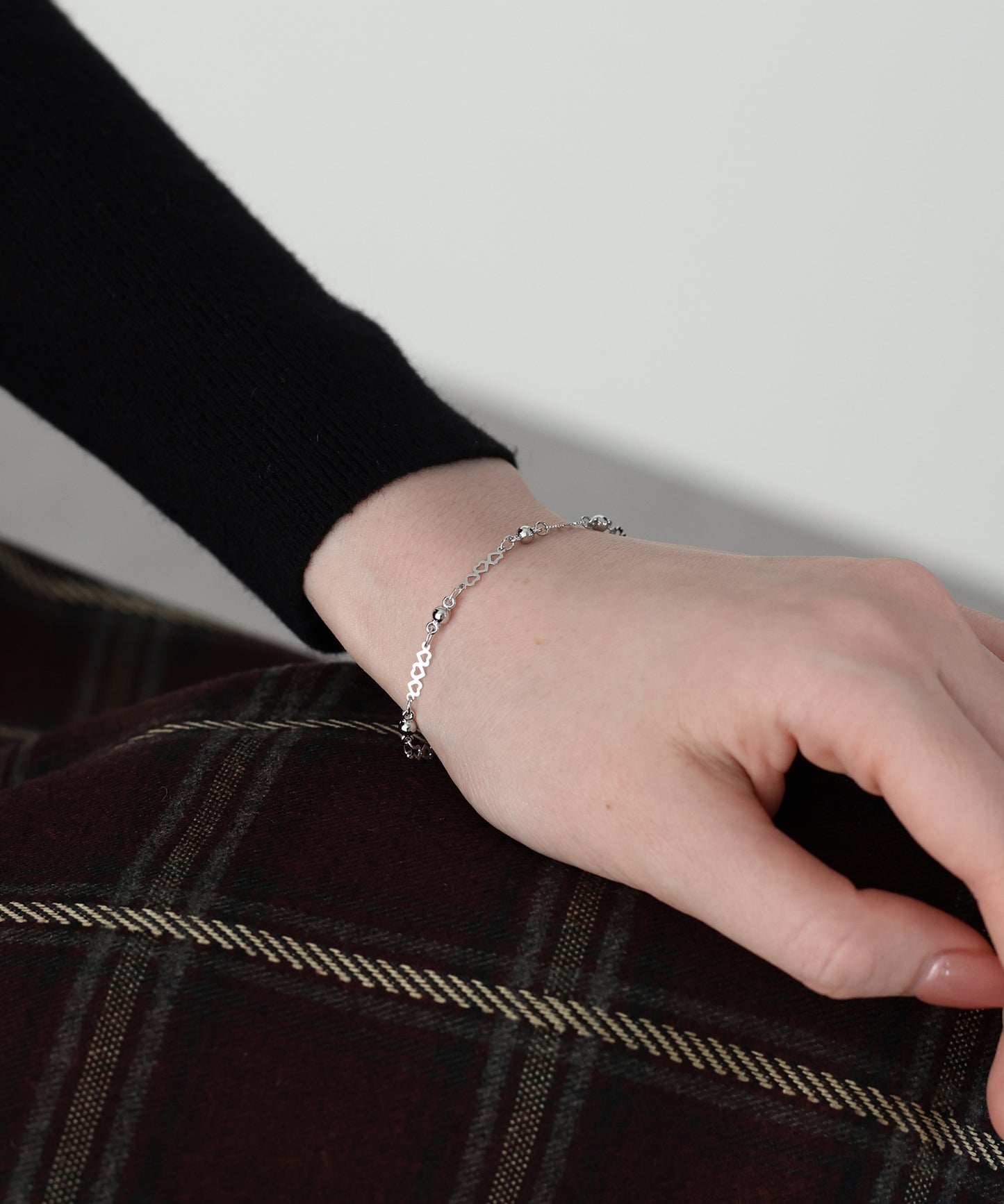 ハートチェーンブレスレット【ネコポス】