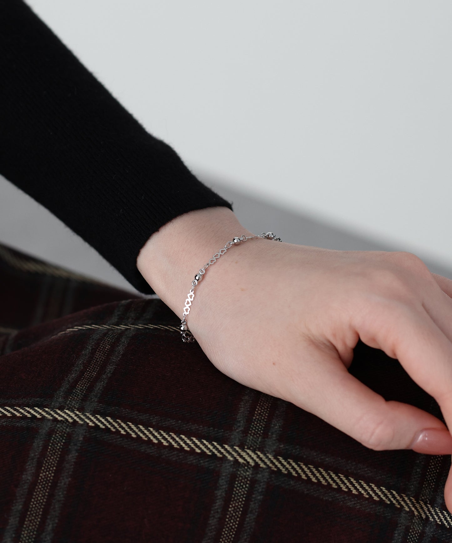 【早割5％OFF】ハートチェーンブレスレット【ネコポス】