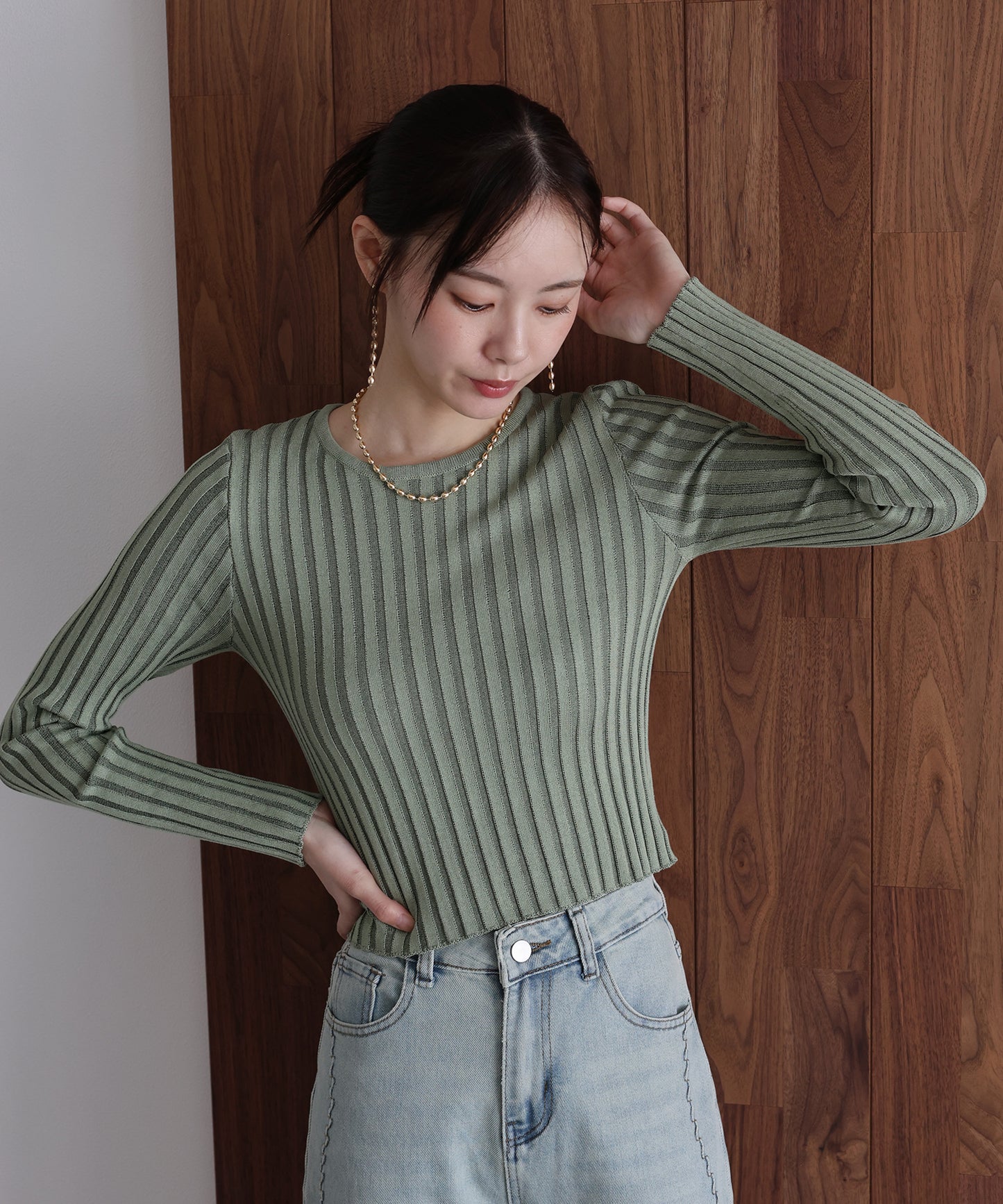 ショートリブニット【ネコポス】