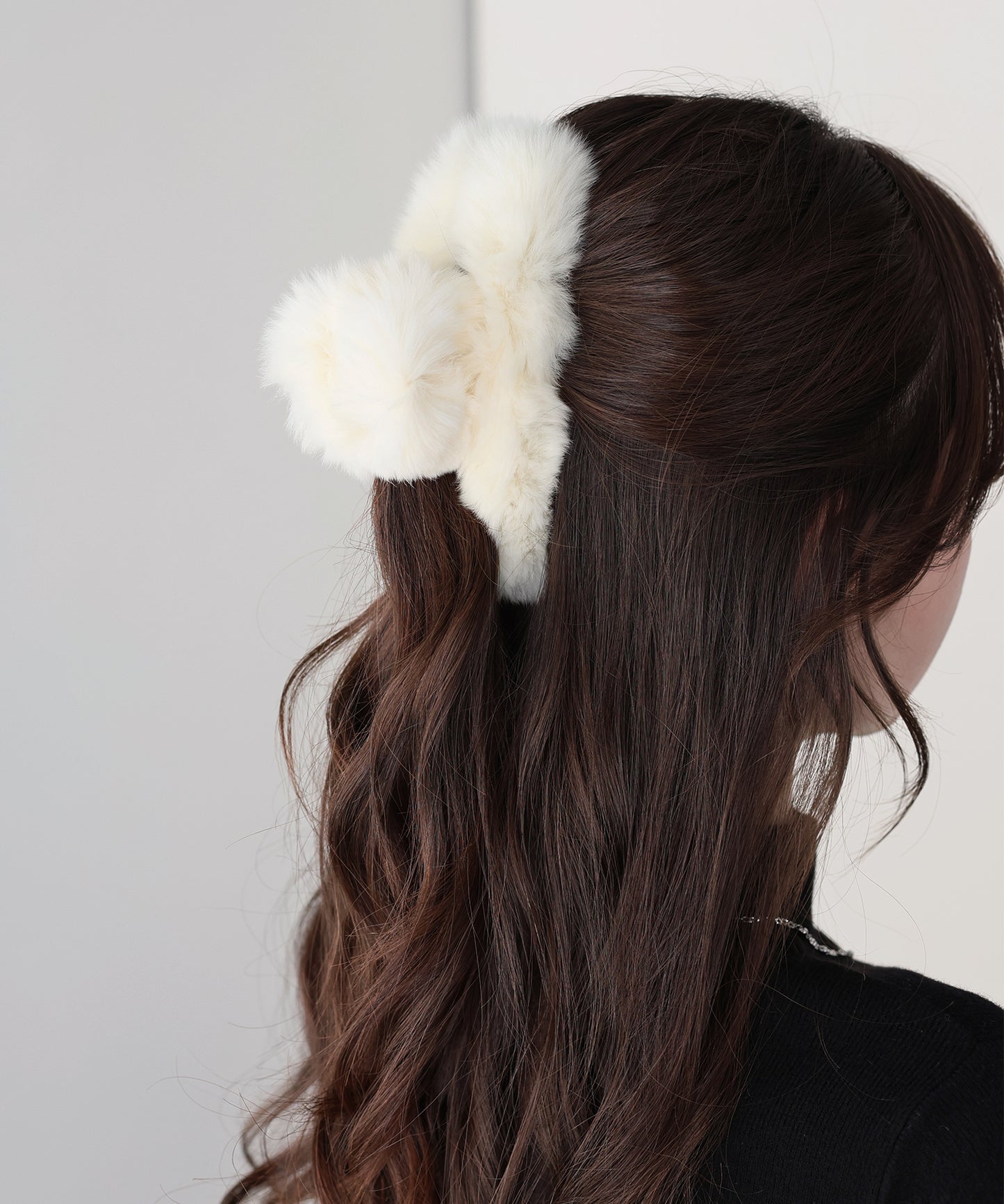 【早割5％OFF】ボリュームファーバンスクリップ