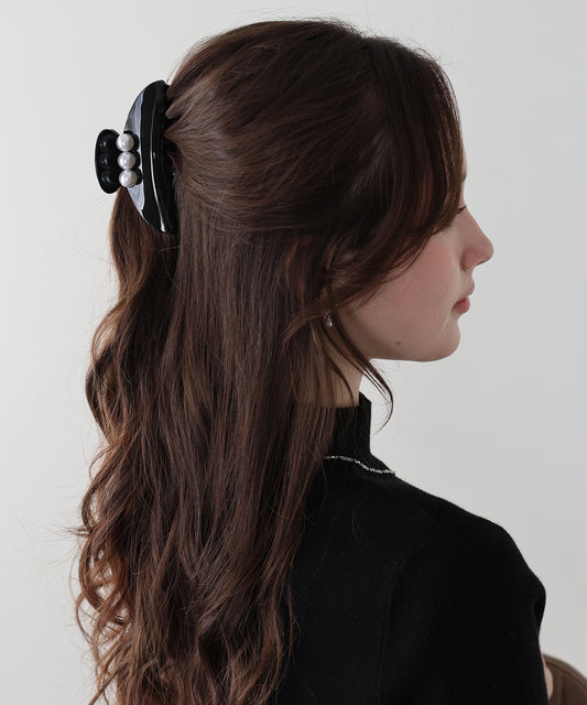 【早割5％OFF】トリプルパールバンスクリップ