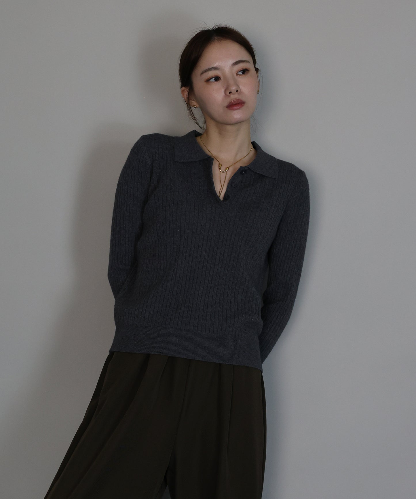 【早割5％OFF】ケーブルポロニット[ J by blue ]