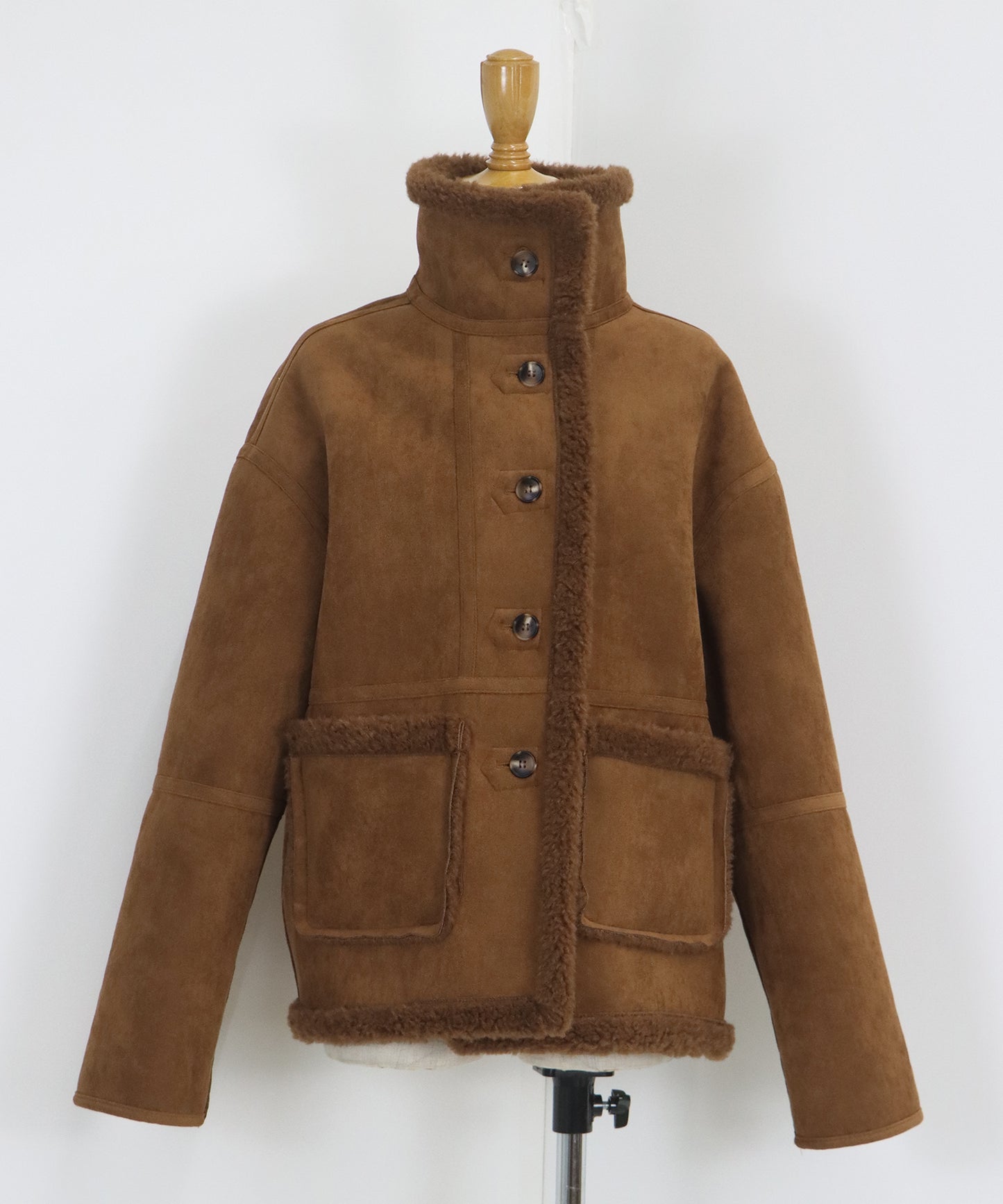 リバーシブルボアムートンコート