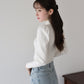 ボリュームパフスリーブニット