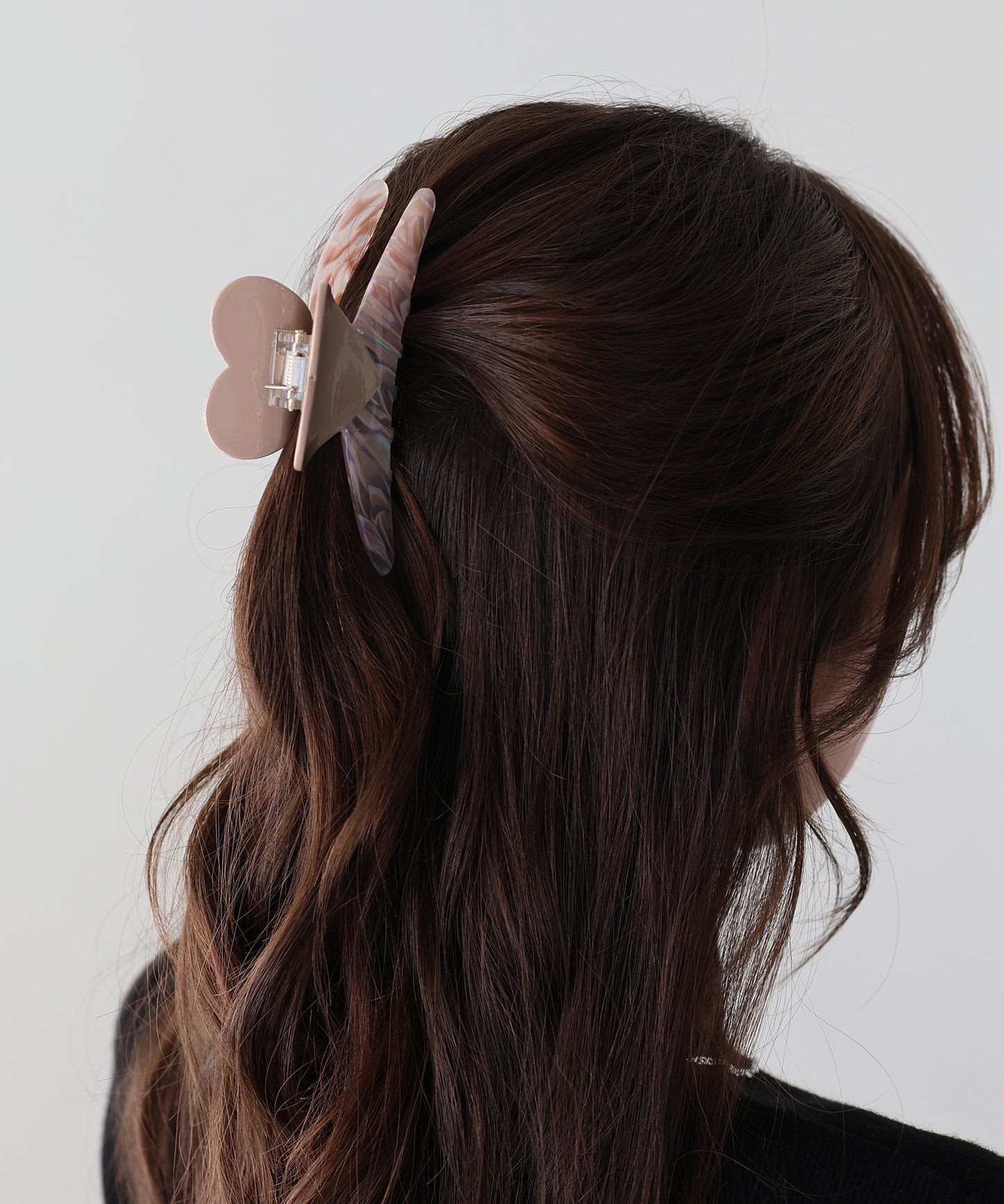 マーブルハートバンスクリップ