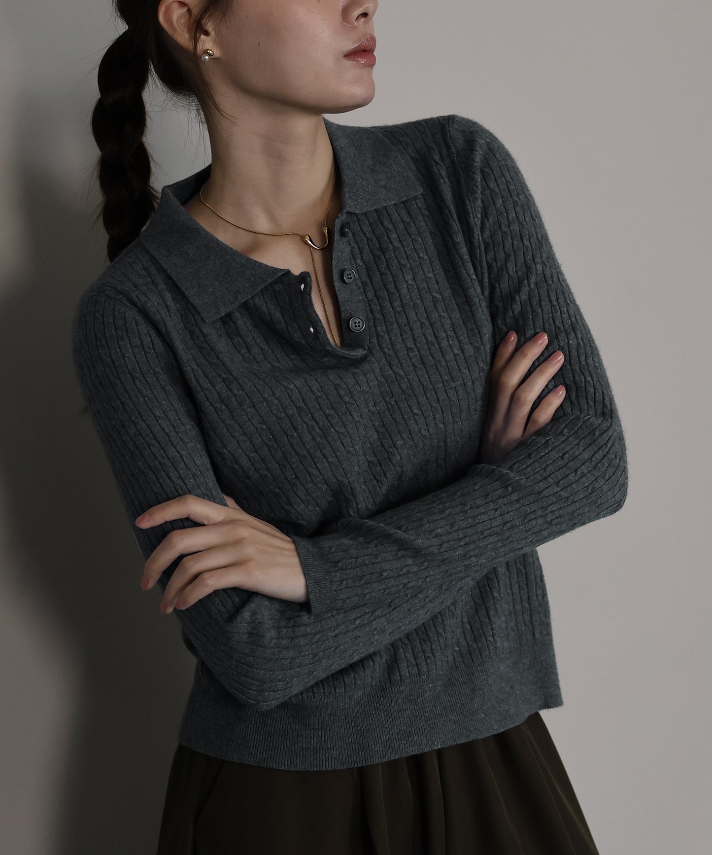 ケーブルポロニット[ J by blue ]