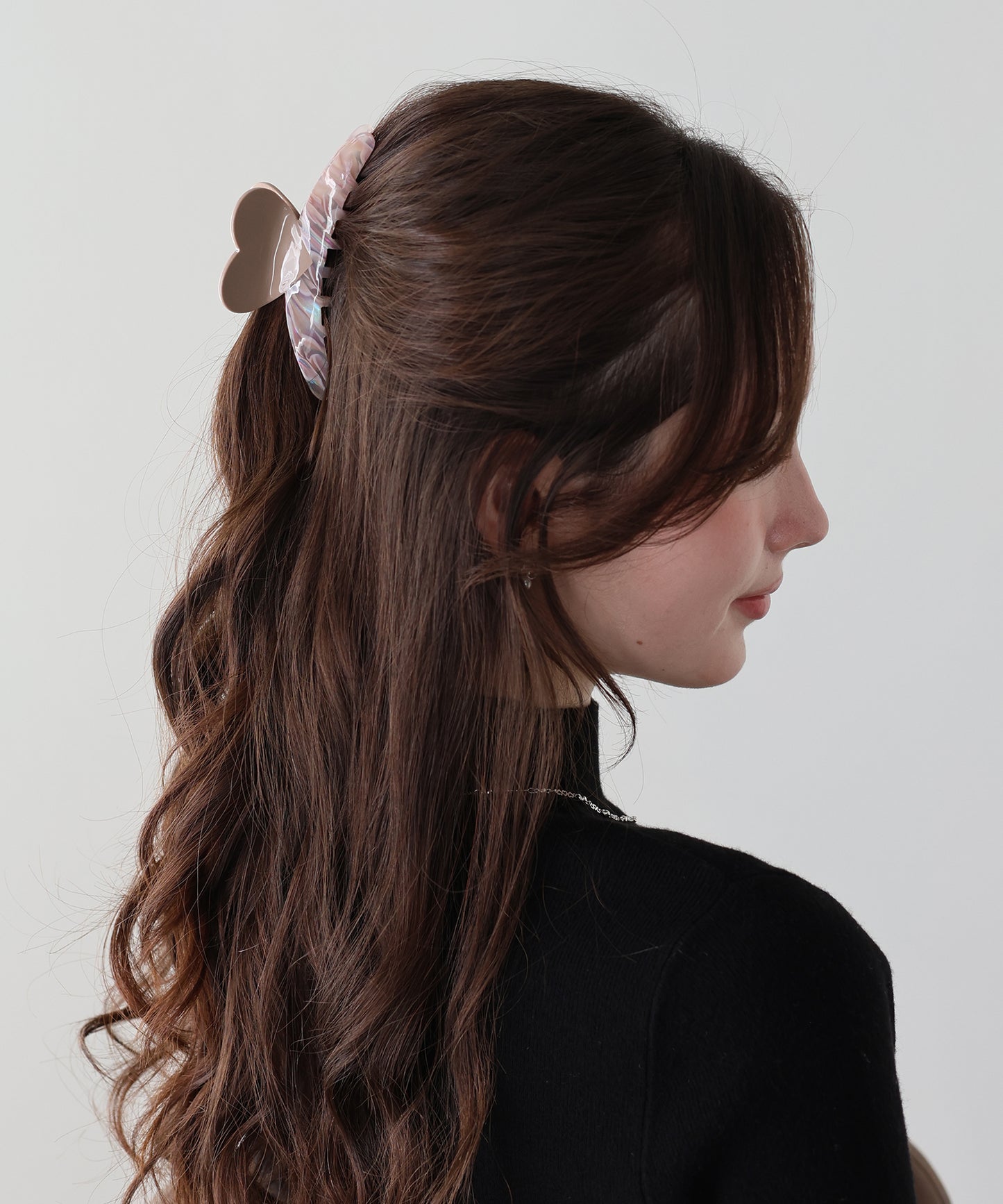 マーブルハートバンスクリップ