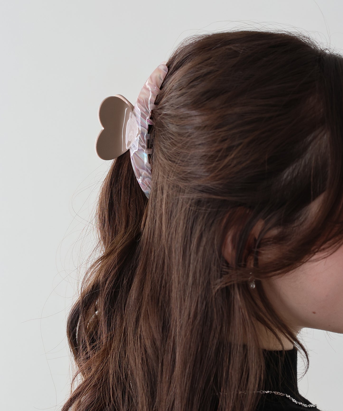 マーブルハートバンスクリップ