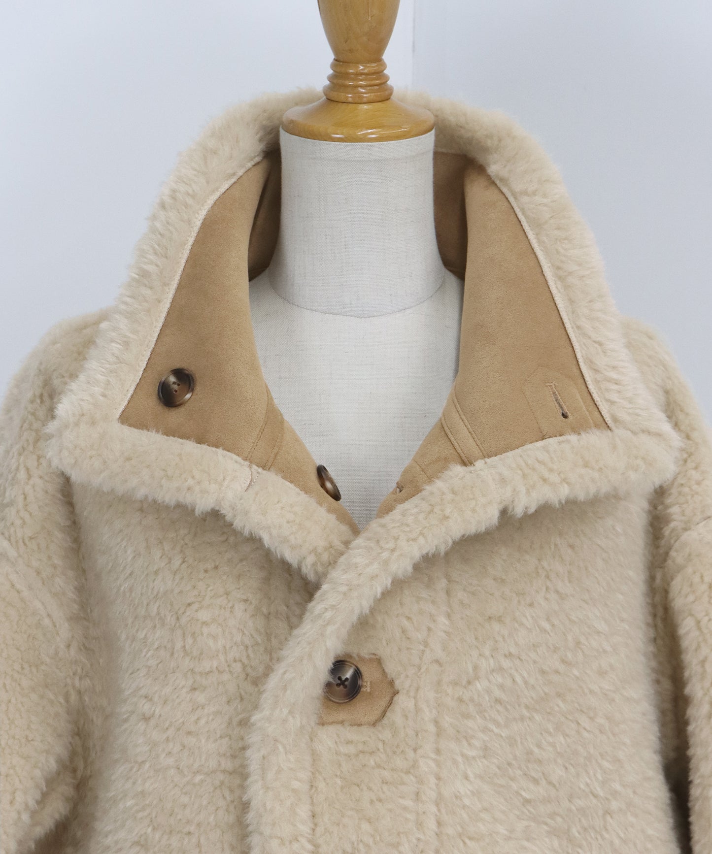 リバーシブルボアムートンコート