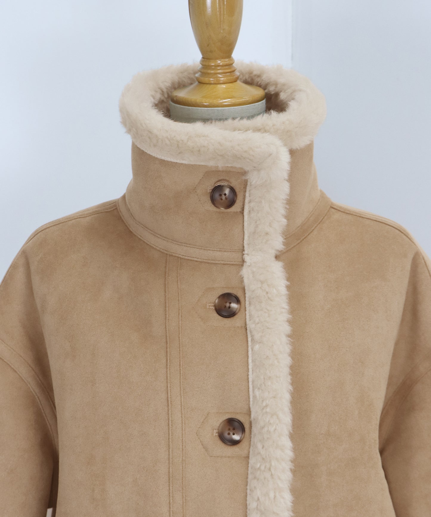 リバーシブルボアムートンコート