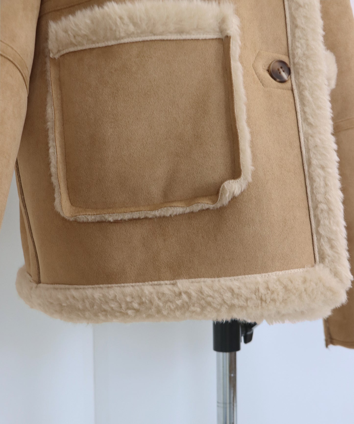 リバーシブルボアムートンコート