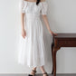 【SALE】コットンレースオフショルダーワンピース