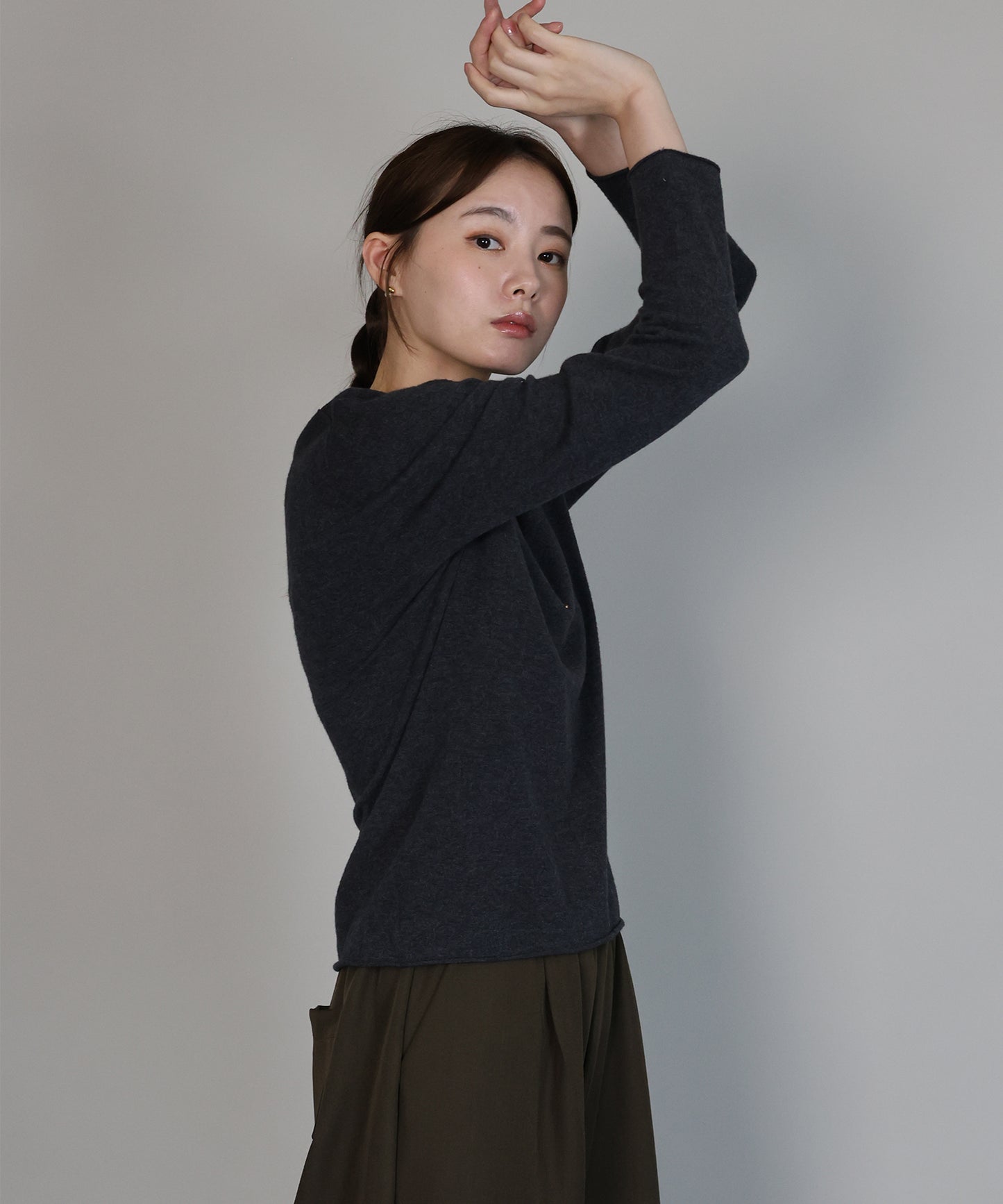 【早割5％OFF】ウール混ホールガーメントニット[ J by blue ]