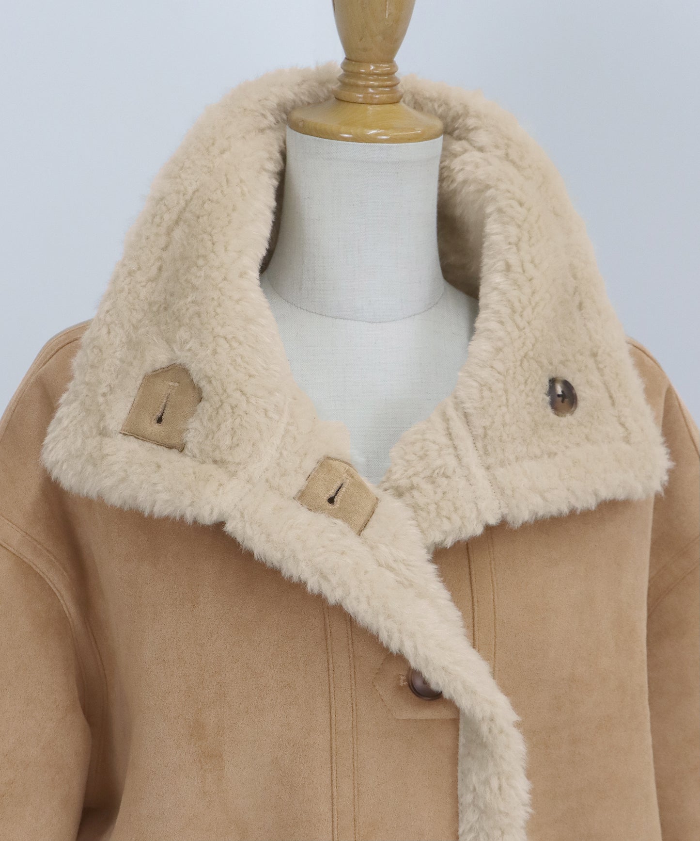 リバーシブルボアムートンコート