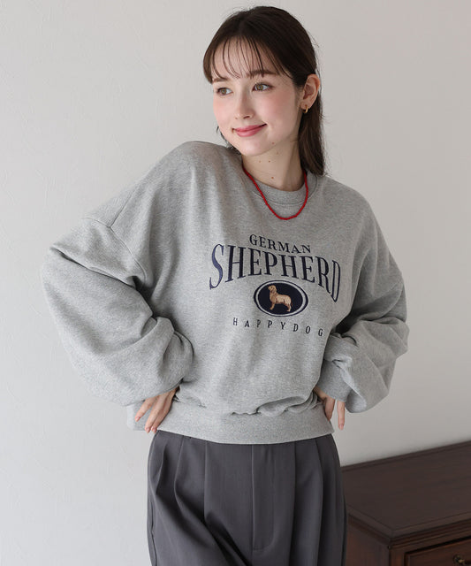 【早割5％OFF】ゴールデンシェパード刺繍スウェット
