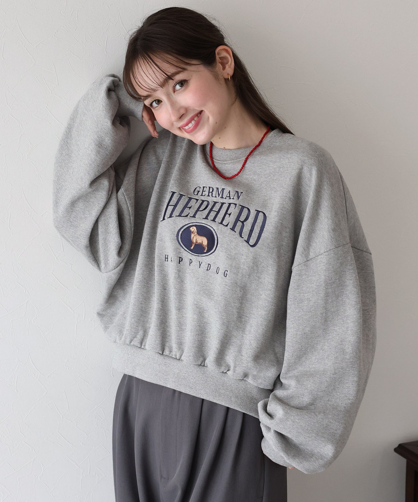 ゴールデンシェパード刺繍スウェット