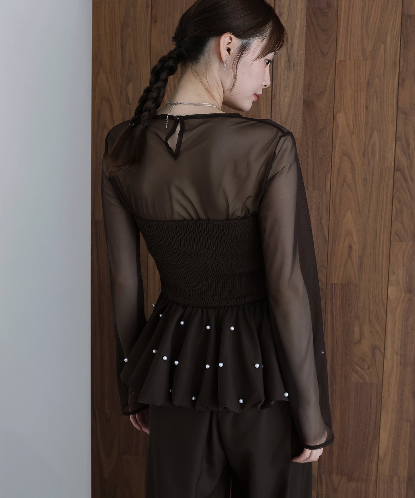 【早割5％OFF】パールバルーンビスチェパンツドレス