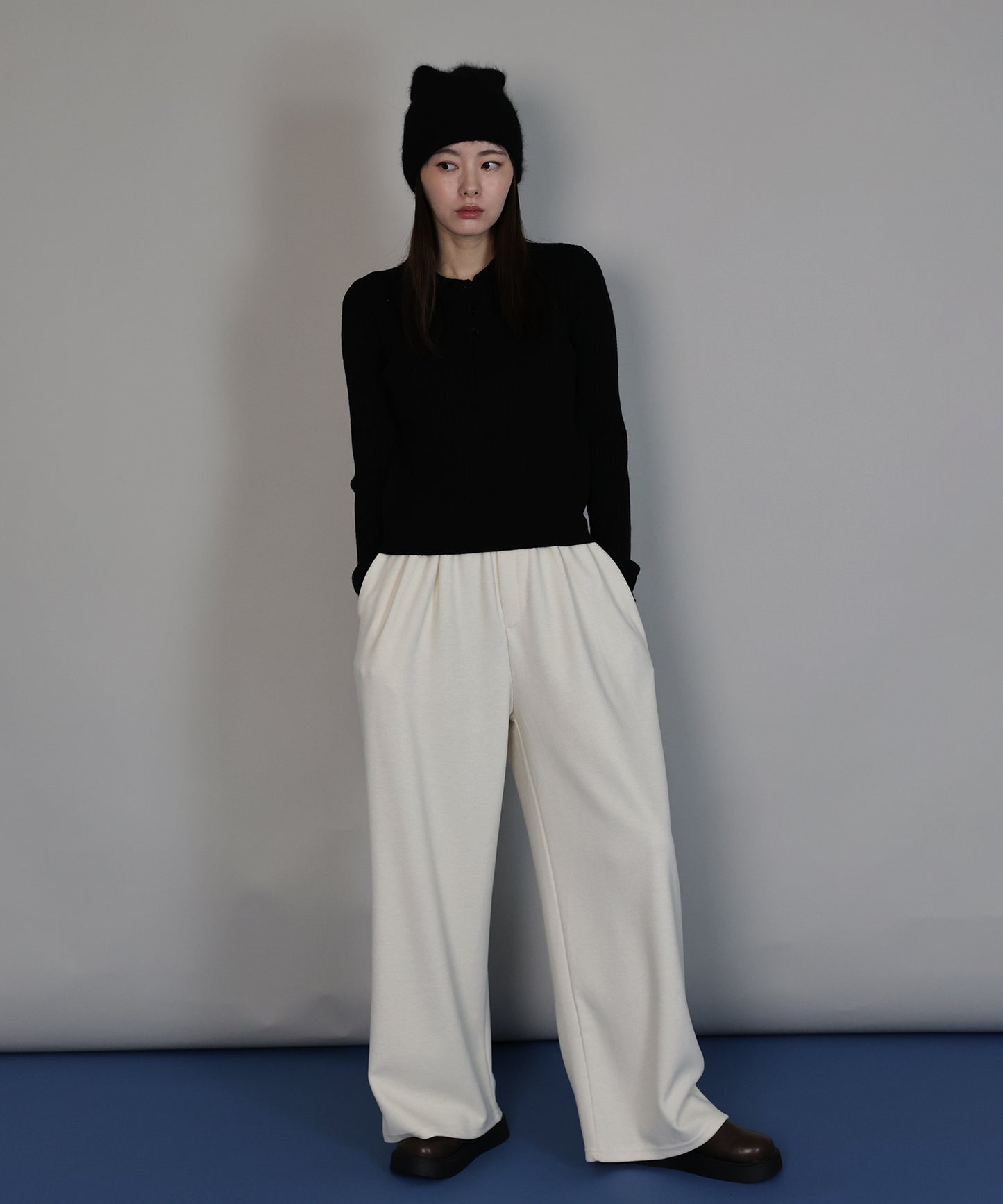 【早割5％OFF】タックスウェットパンツ[ J by blue ]