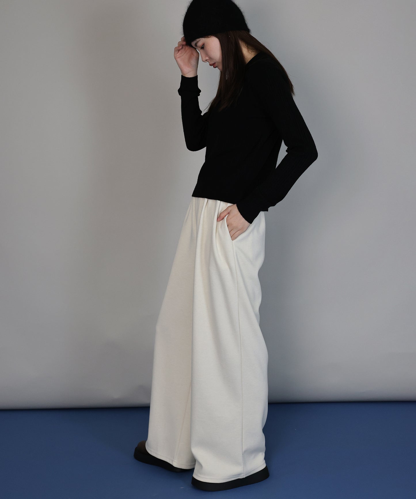 【早割5％OFF】タックスウェットパンツ[ J by blue ]