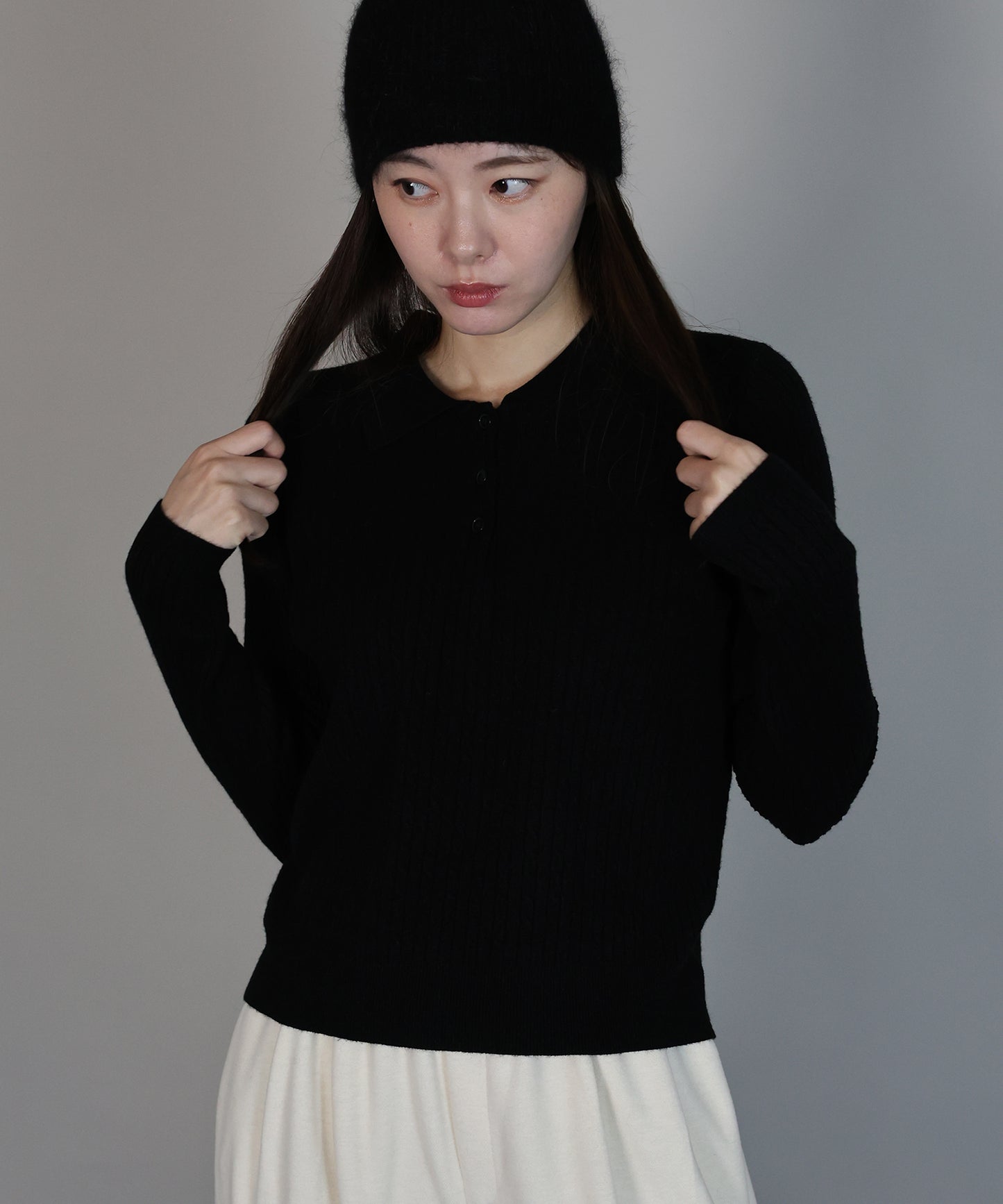 【早割5％OFF】ケーブルポロニット[ J by blue ]