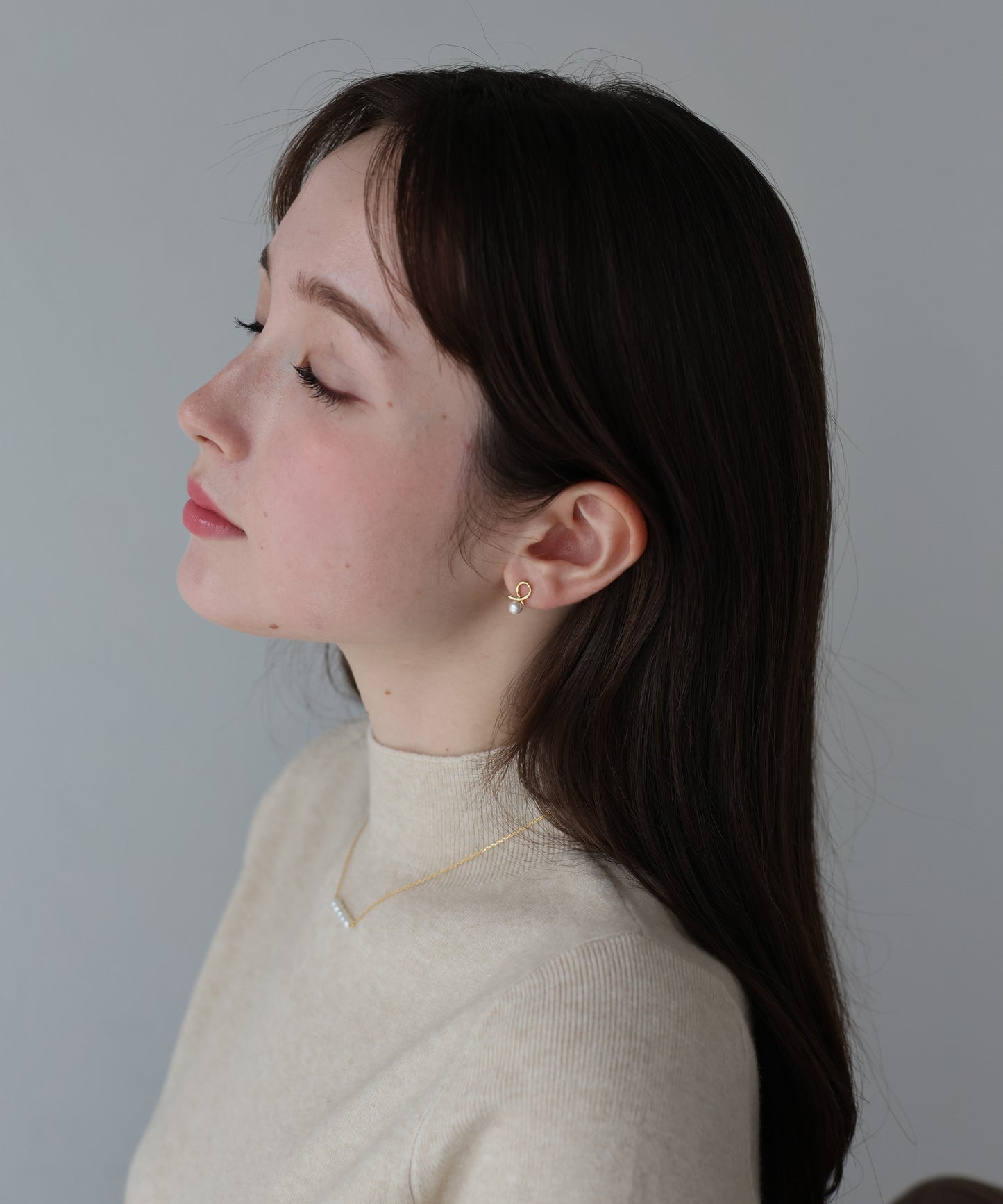 【早割5％OFF】ラインパールピアス / silver925[ J by blue ]【ネコポス】