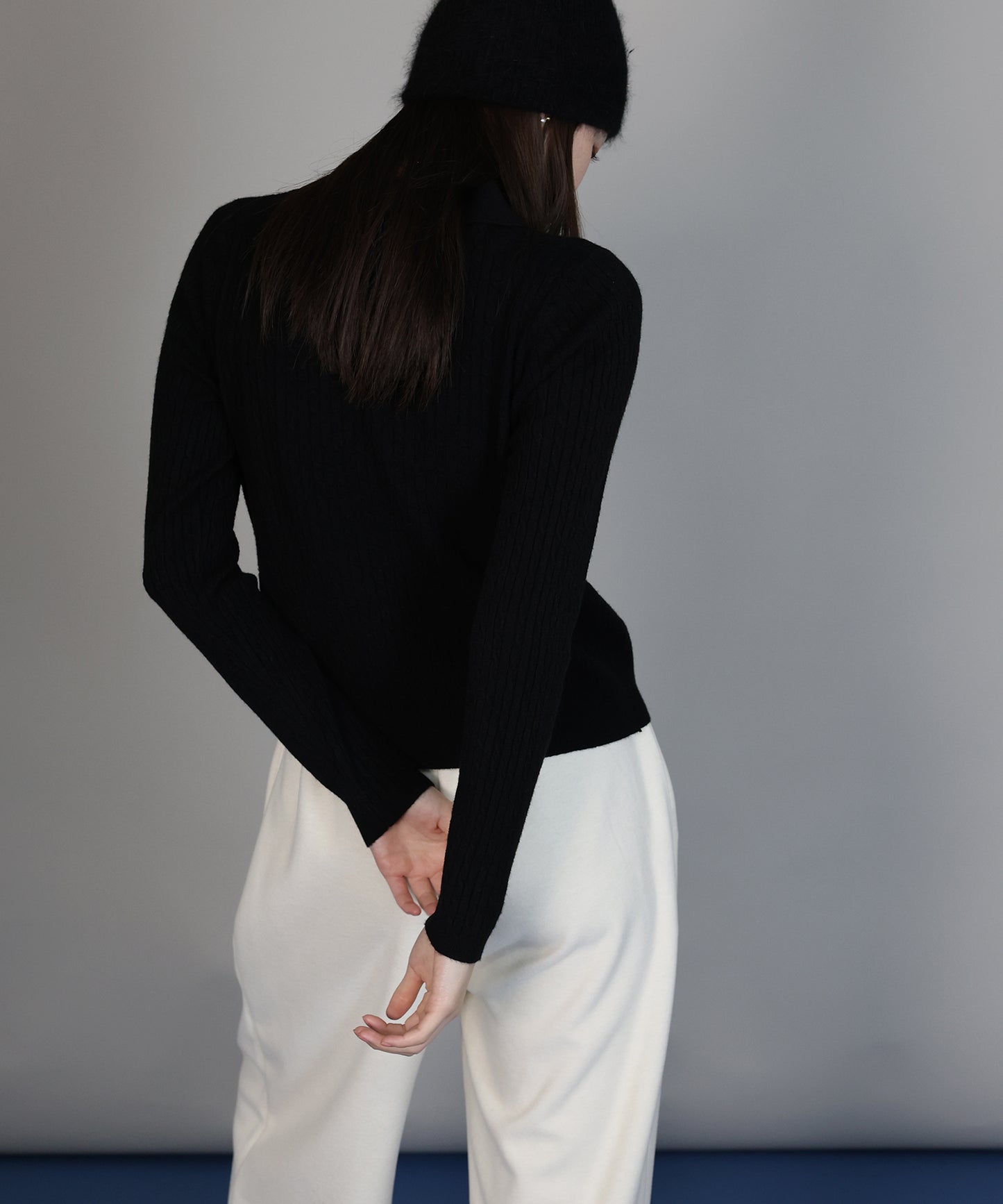 【早割5％OFF】ケーブルポロニット[ J by blue ]