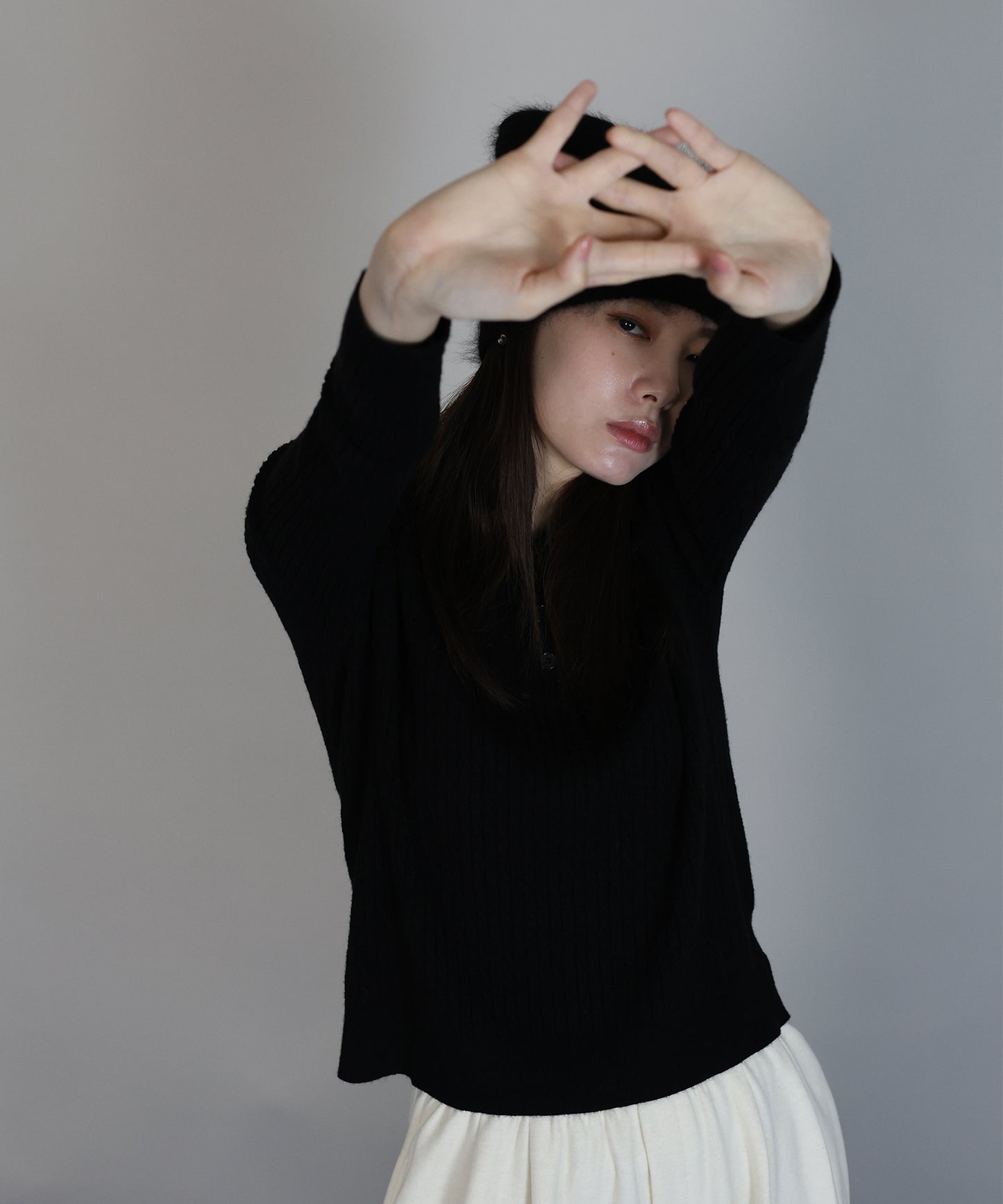 【早割5％OFF】ケーブルポロニット[ J by blue ]