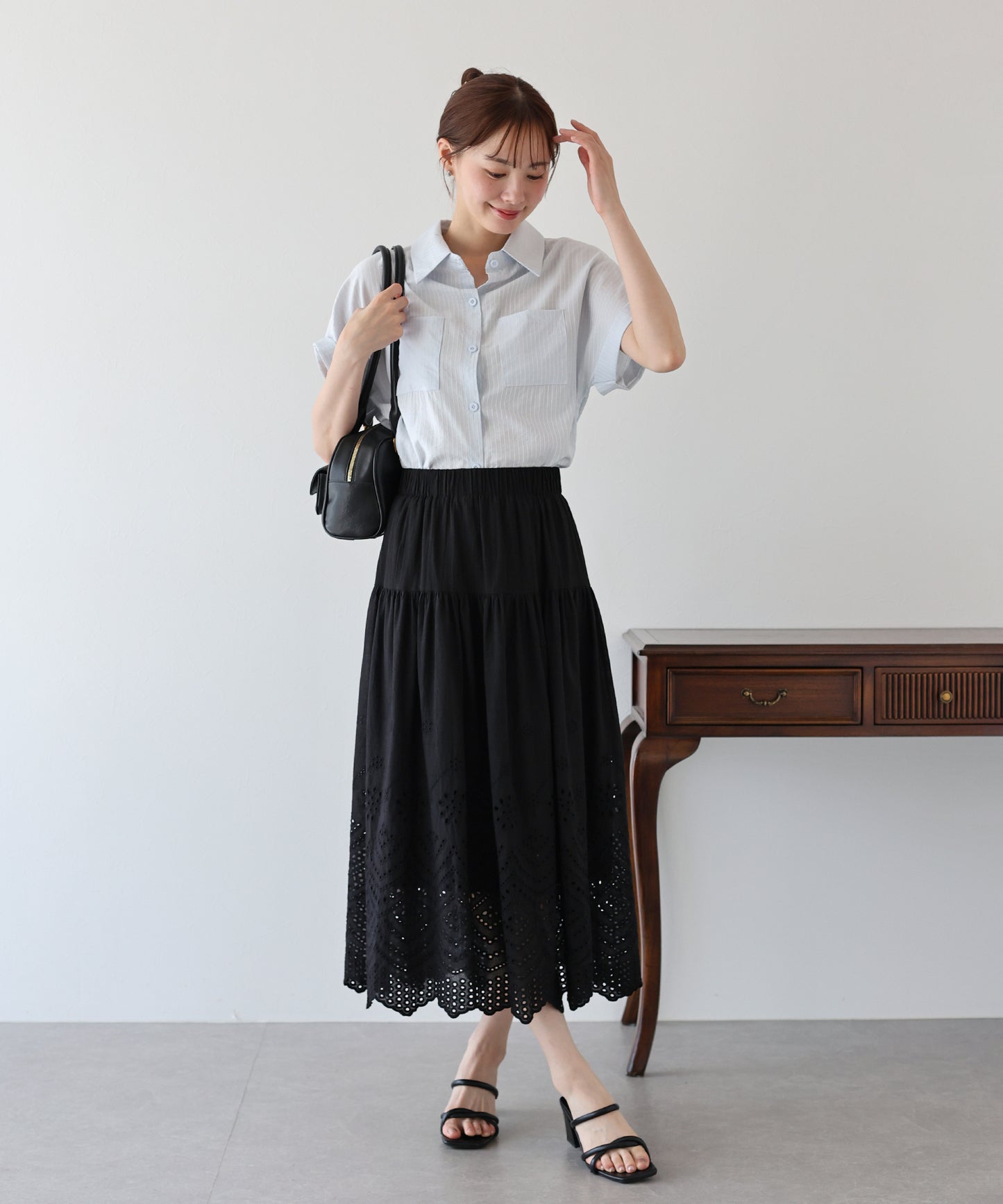 【TIME SALE】コットンレーススカート