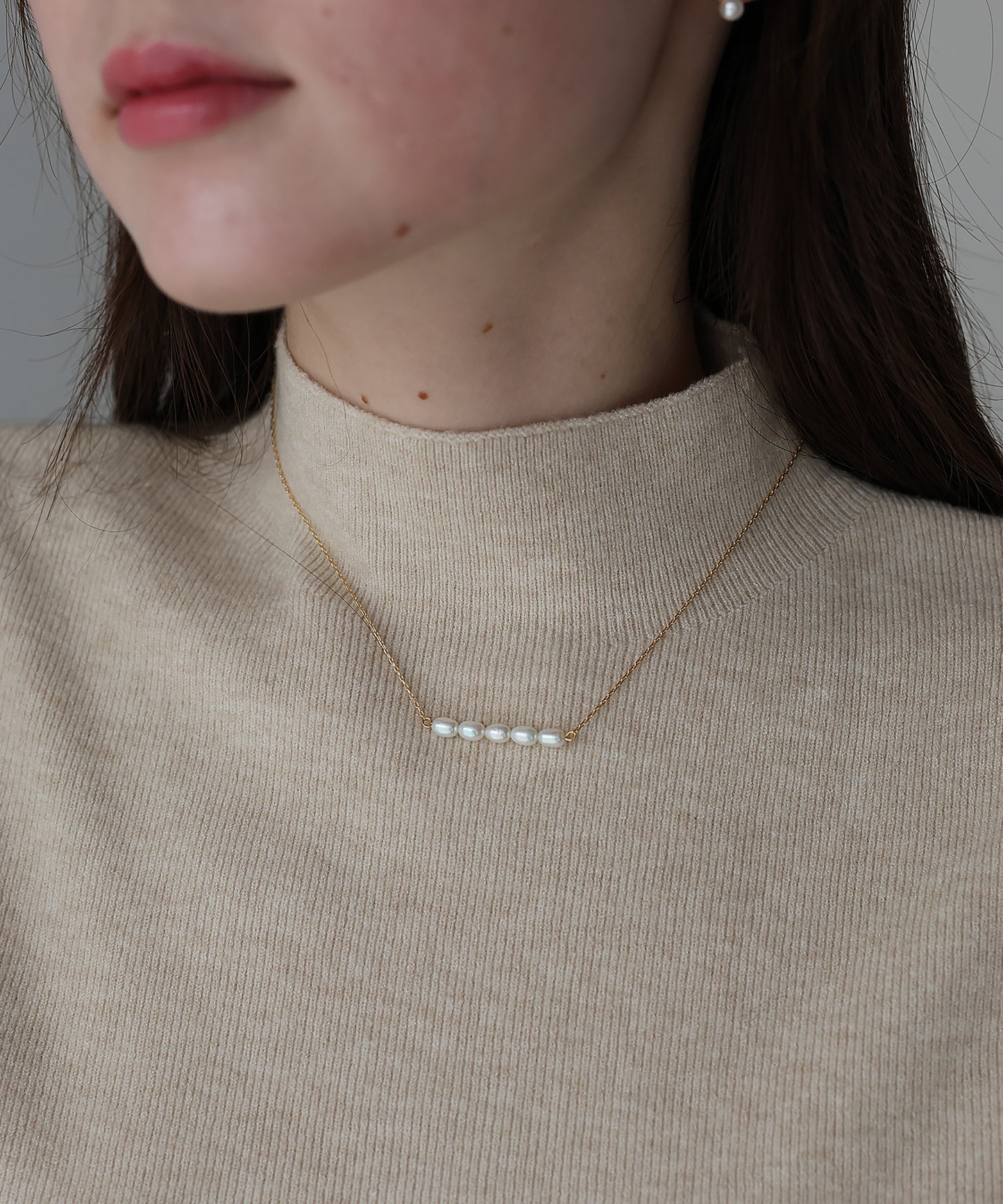 ウォーターパールネックレス / silver925[ J by blue ]【ネコポス】