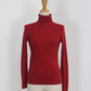 ウール混タートルネックニット