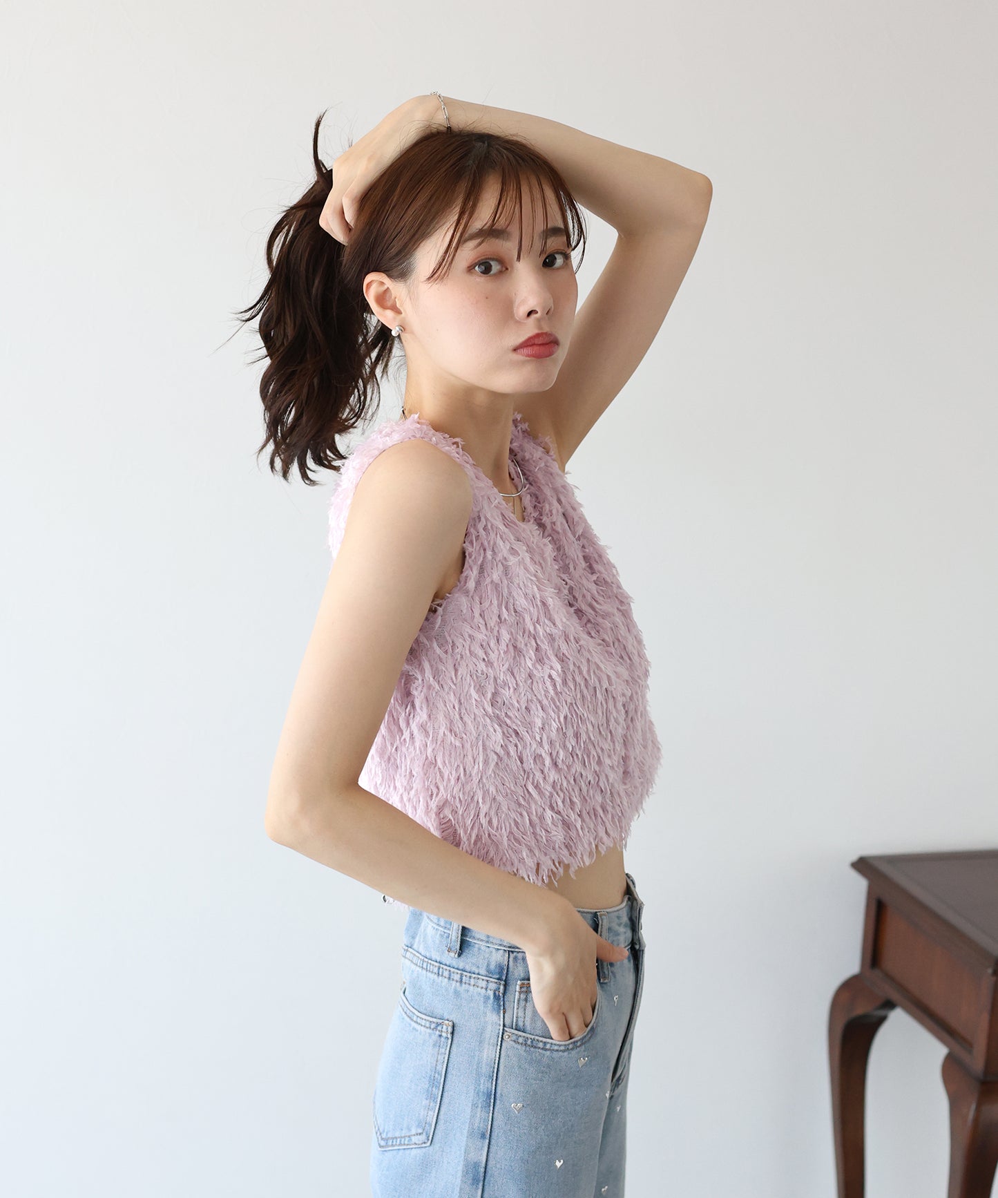 フェザーフリンジベスト