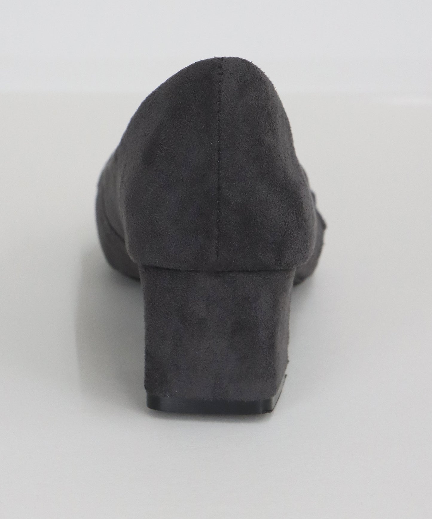 フリルスエードパンプス