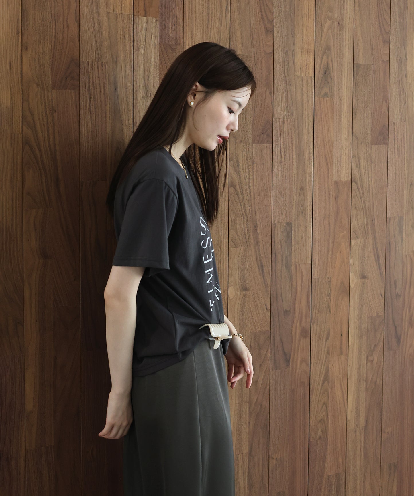 ロゴレタリングTシャツ【メール便】