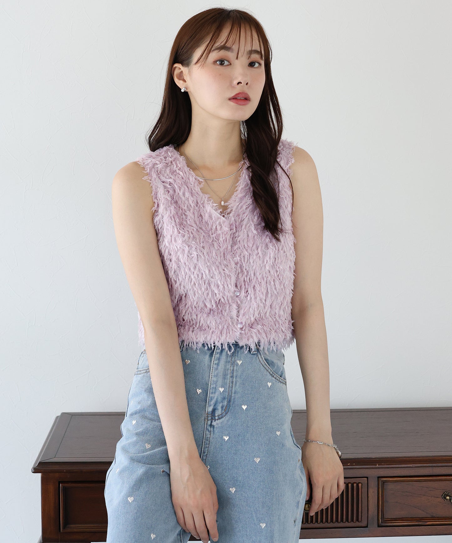 フェザーフリンジベスト