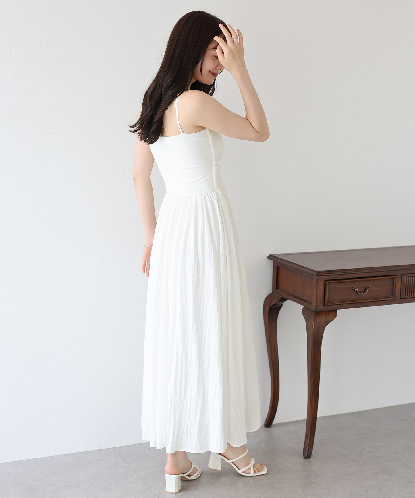 【TIME SALE】カップ付きキャミワンピース